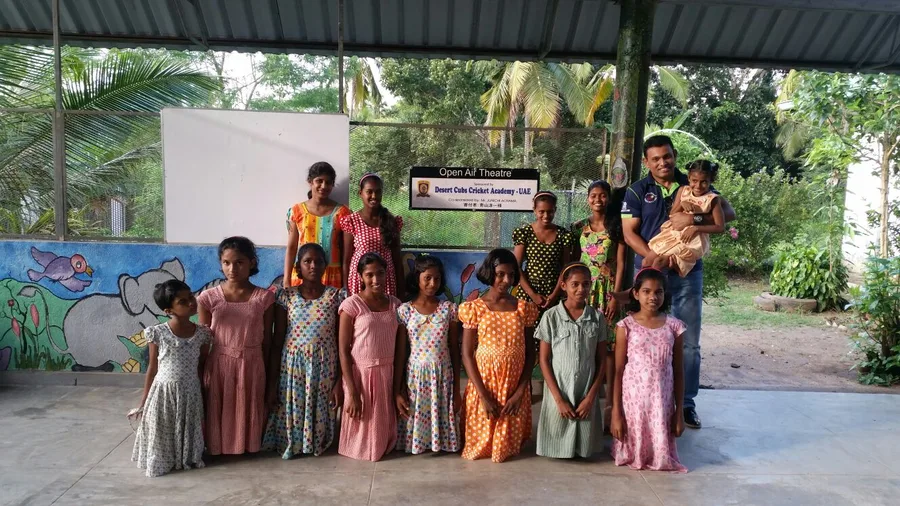 Desert Cubs Cricket Academy with Sputnik Girls Home Kurunegala 2015 charity visit