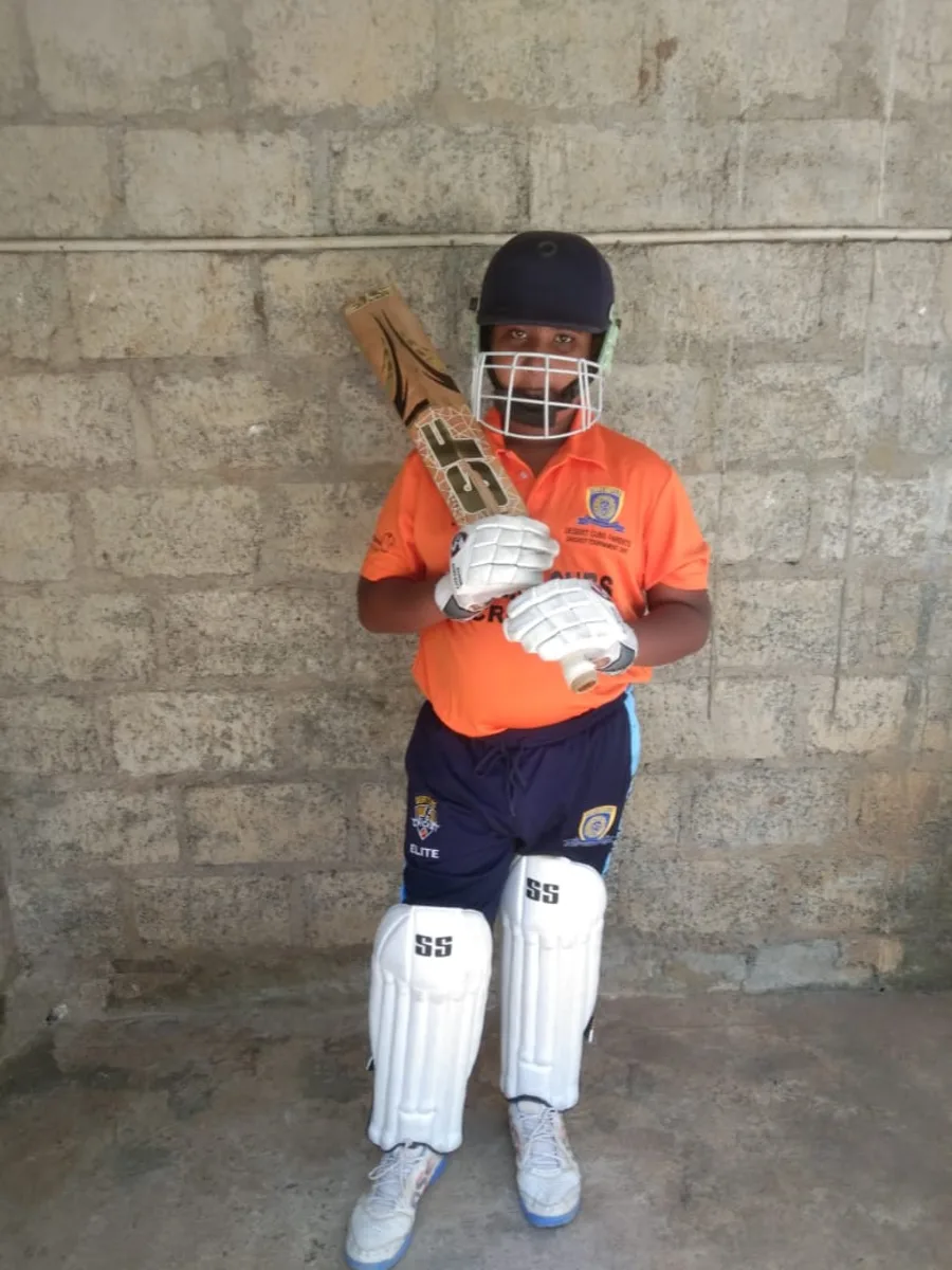 Young cricketer Kangalla National School Sri Lanka Desert Cubs charity 2025