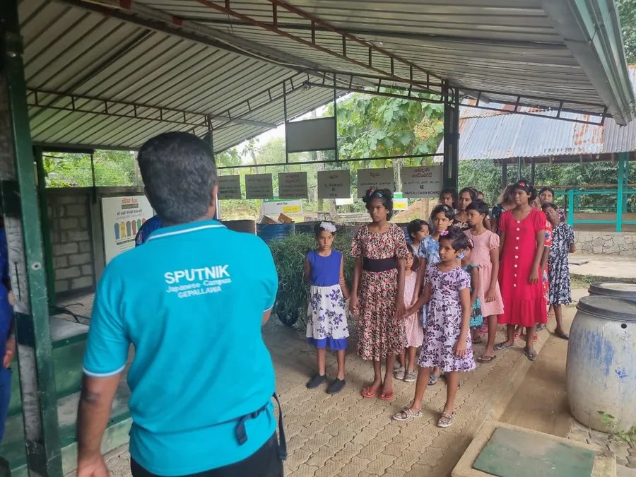 Desert Cubs members with Sputnik Girls Home children August 2025