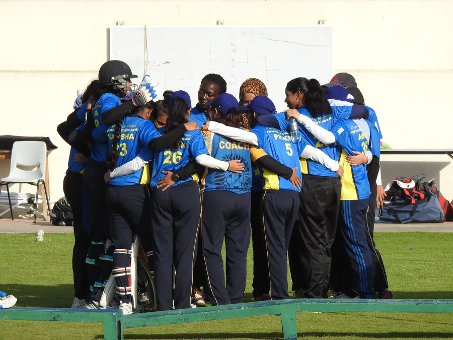Desert Cubs ECB Women's League Final 2017 — Match action photo 1