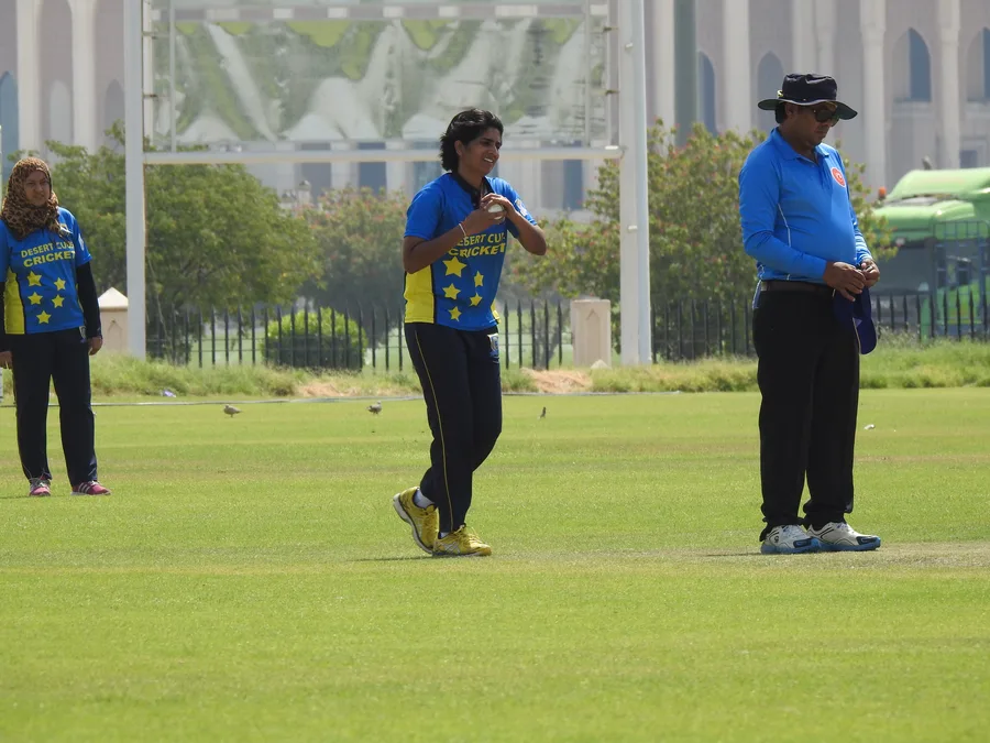 Desert Cubs ECB Women's League Final 2017 — Match action photo 3