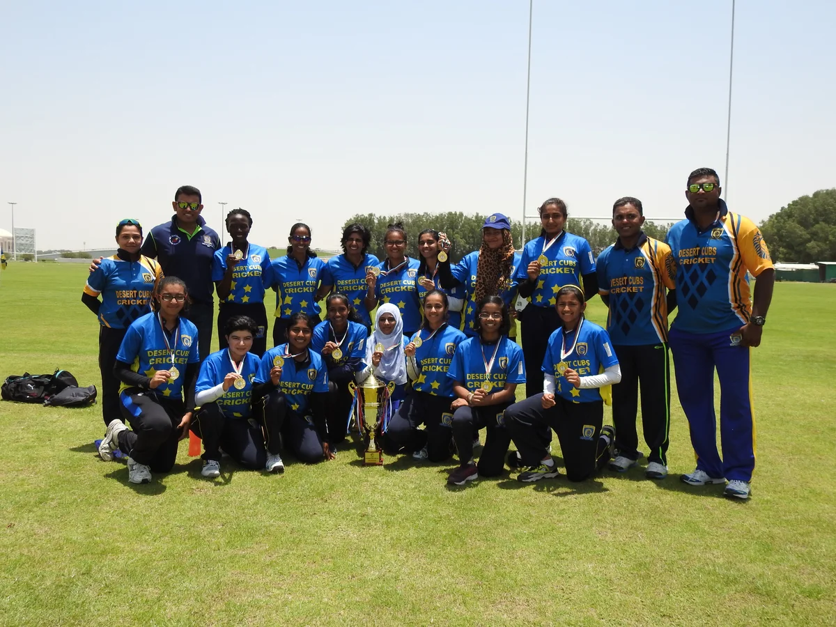 Desert Cubs women's team — First ECB Women's League Champions UAE 2017