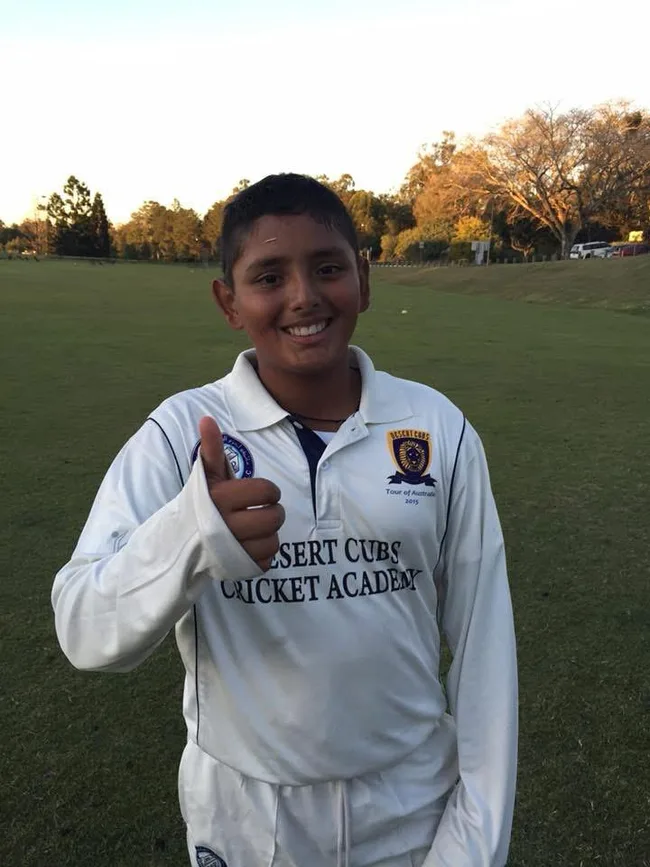 Macneil Noronha junior Desert Cubs tour memory