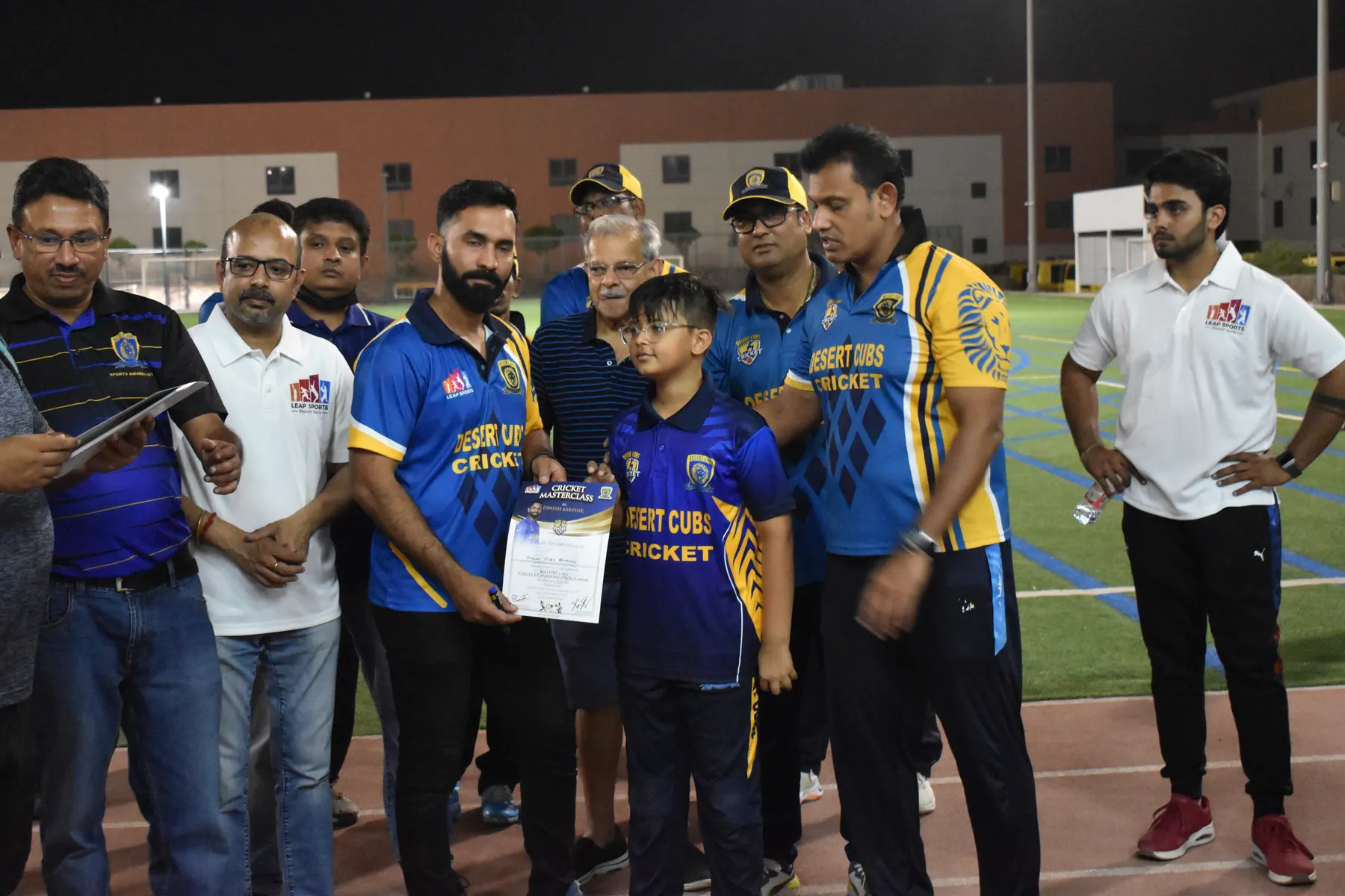 Dinesh Karthik masterclass at Desert Cubs Cricket Academy