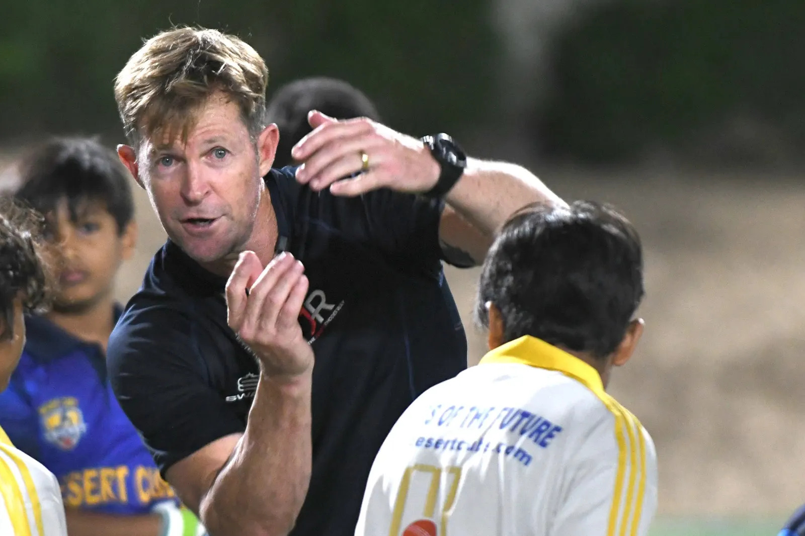 Jonty Rhodes masterclass at Desert Cubs Cricket Academy