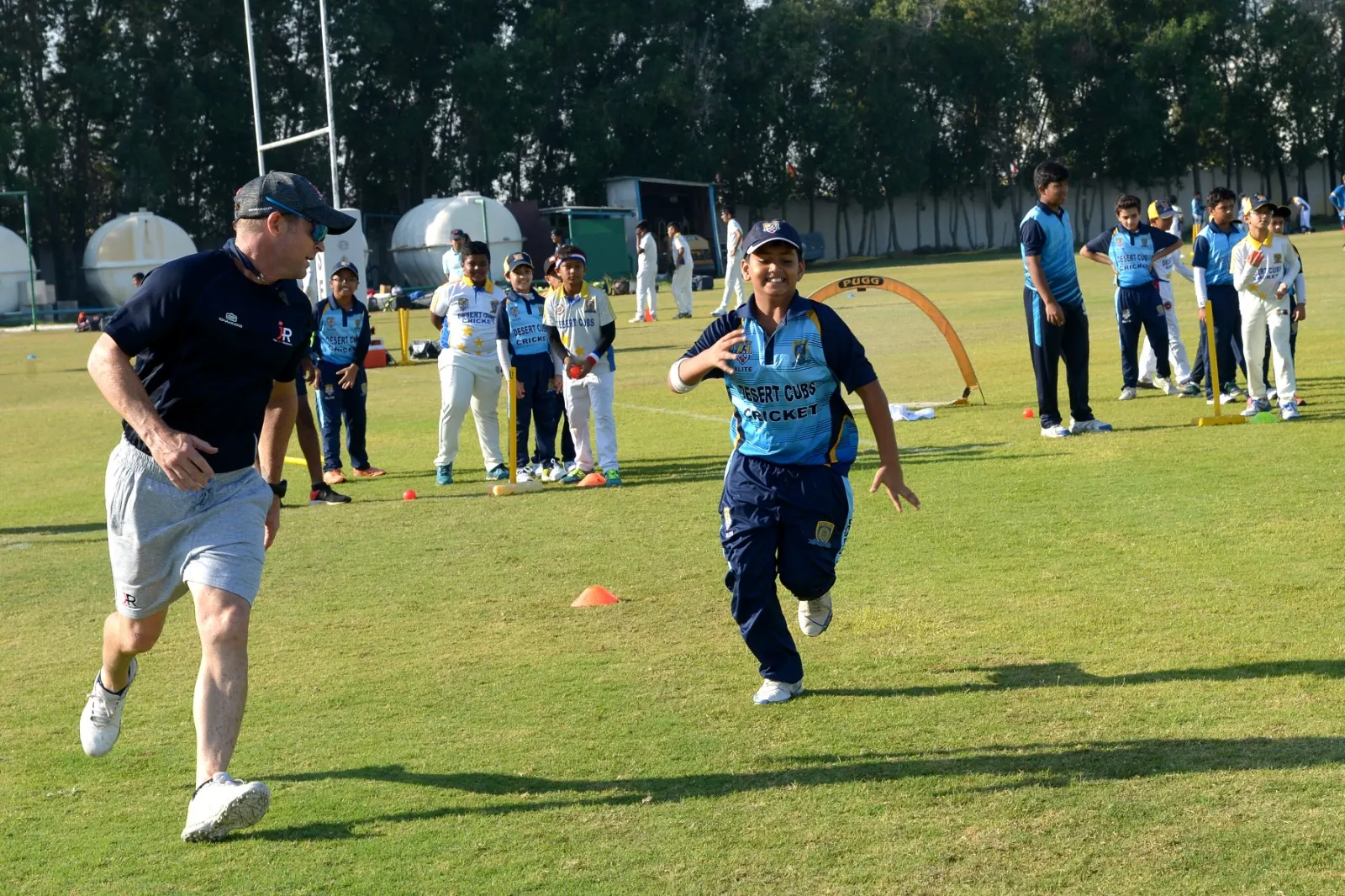 Jonty Rhodes masterclass at Desert Cubs Cricket Academy