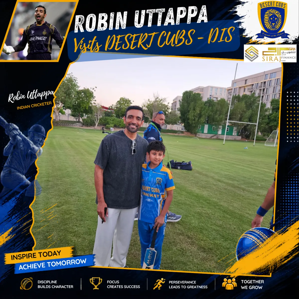 Robin Uthappa visit gallery photo 1
